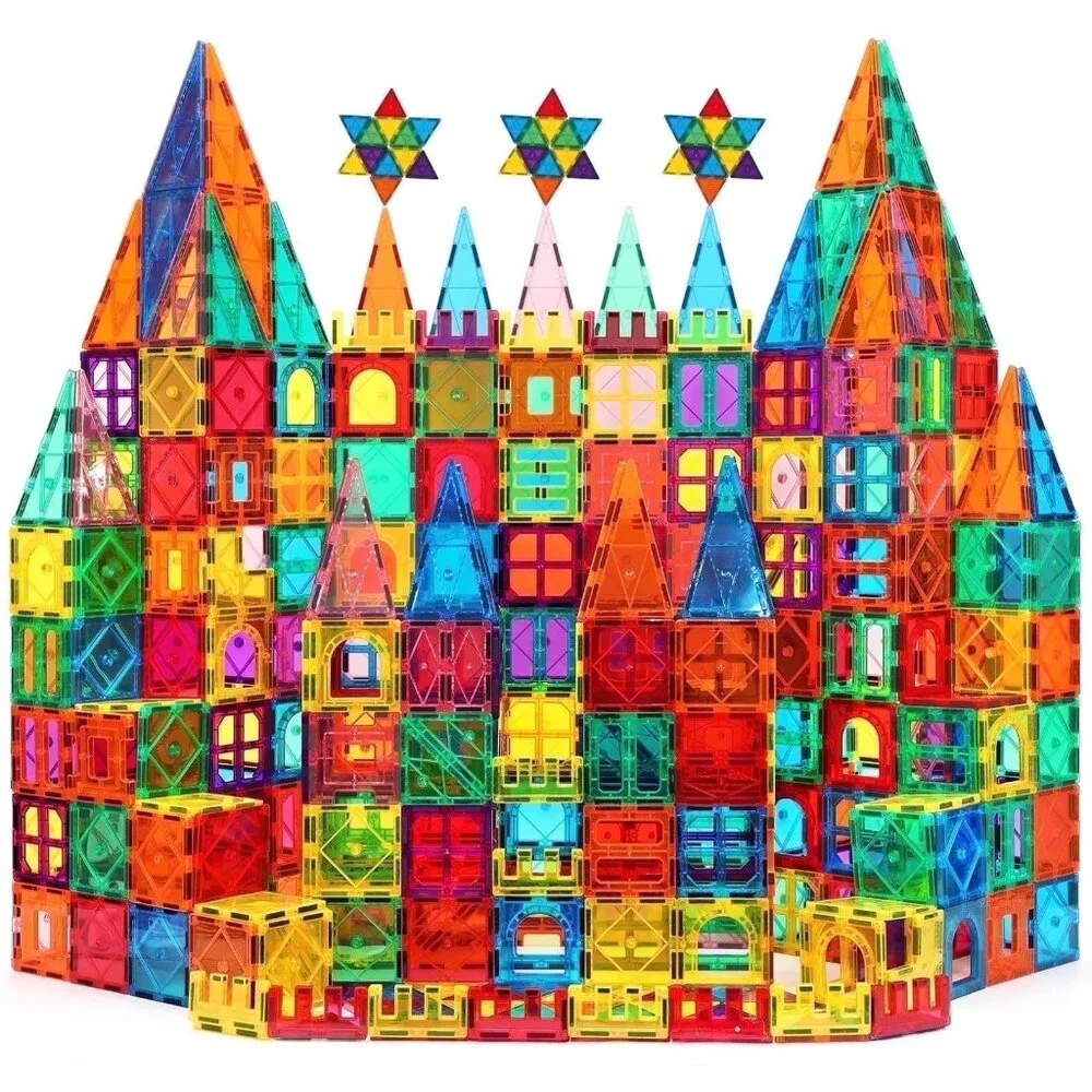 NEW FunMagic STEM Educational Magnetic Building Blocks 42 Count